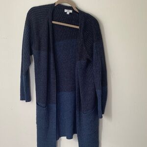 Old Navy Women's Two-Tone Blue Cardigan